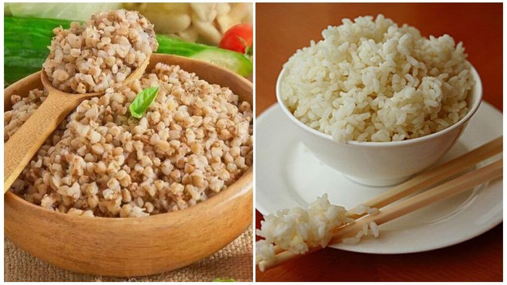 Diete di grano saraceno e riso per la gotta