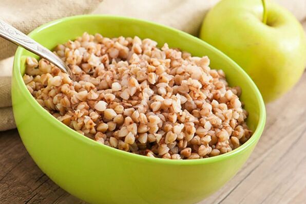 Porridge di grano saraceno a dieta